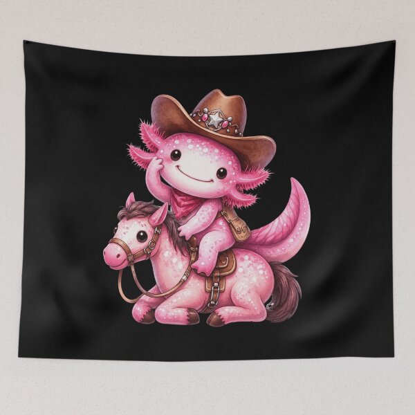 Artikelvorschau, Cowboy-Axolotl entworfen und verkauft von AzariaAdams174.