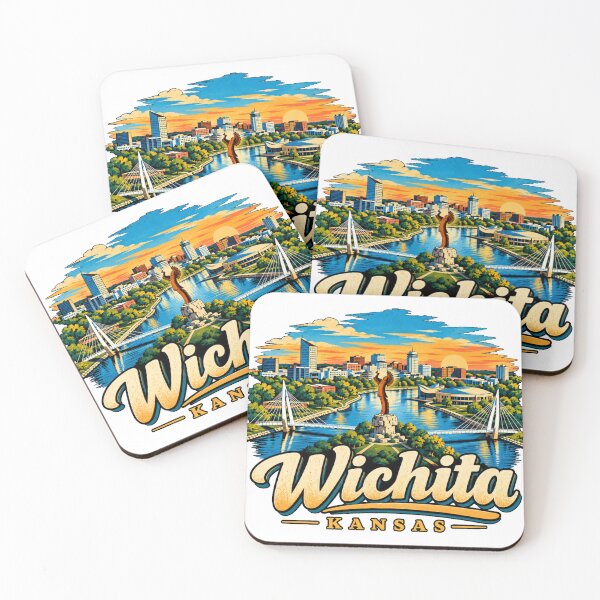 Item preview, Vintage Wichita Kansas Travel Souvenir Landmark Gift designed and sold by MichaeIRellov.