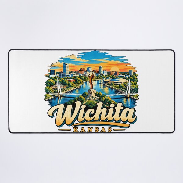 Item preview, Vintage Wichita Kansas Travel Souvenir Landmark Gift designed and sold by MichaeIRellov.