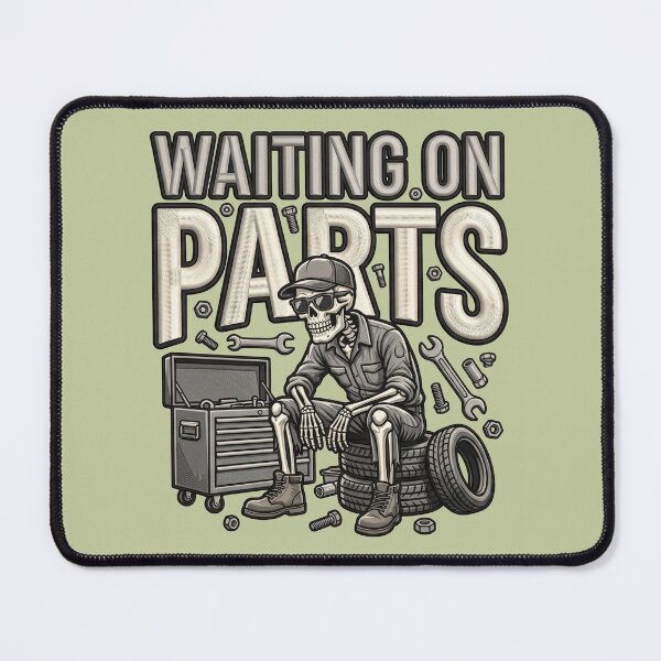 Item preview, Waiting On Parts Car Mechanic Project Automobile designed and sold by ArtDesignTp.