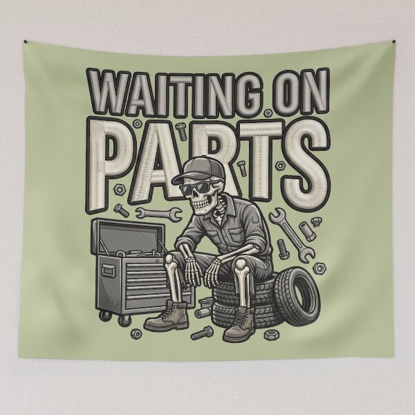 Item preview, Waiting On Parts Car Mechanic Project Automobile designed and sold by ArtDesignTp.