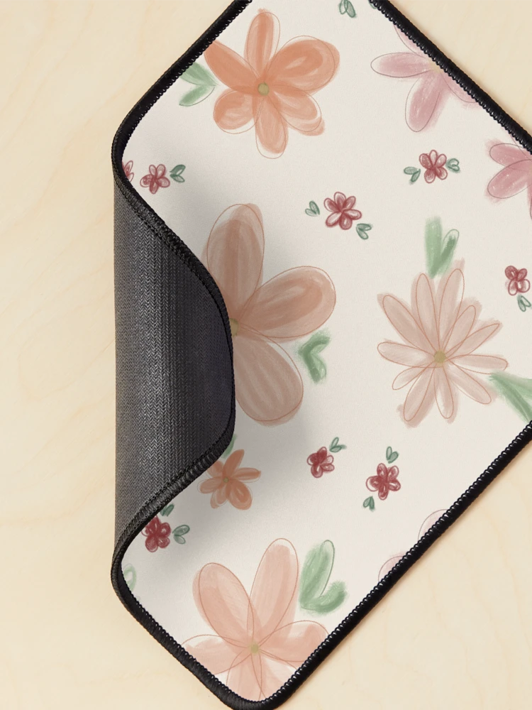 Thumbnail 2 of 5, Mouse Pad, Light Flower Pattern designed and sold by RuneArcana.