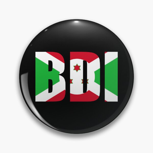 Item preview, Burundi Flag Initials BI designed and sold by shitpostee.
