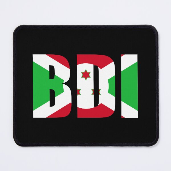 Item preview, Burundi Flag Initials BI designed and sold by shitpostee.