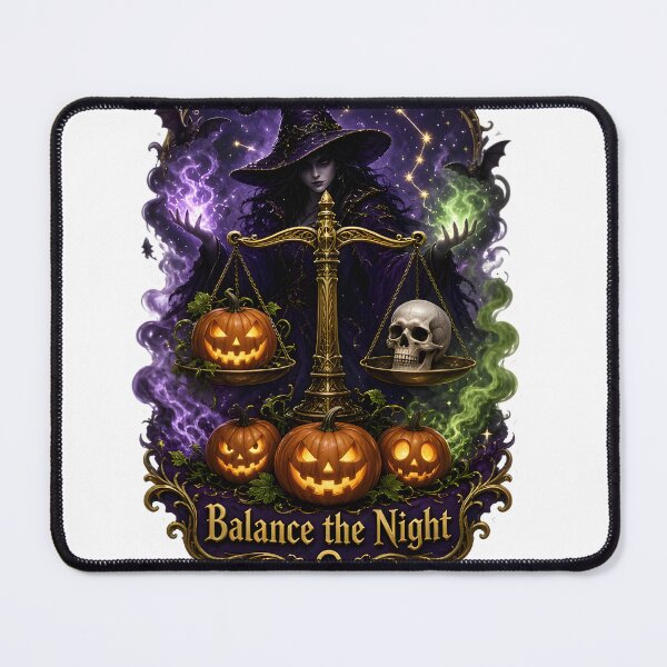 Item preview, Libra Halloween Balance The Night designed and sold by Zodiac Celestial Art.