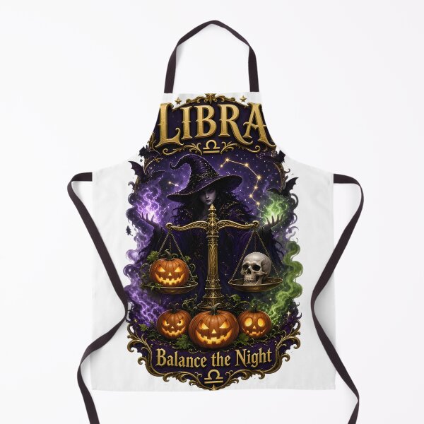 Item preview, Libra Halloween Balance The Night designed and sold by Zodiac Celestial Art.