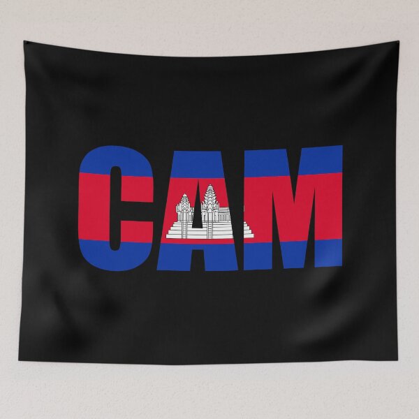 Item preview, Cambodia Flag Initials KH designed and sold by shitpostee.