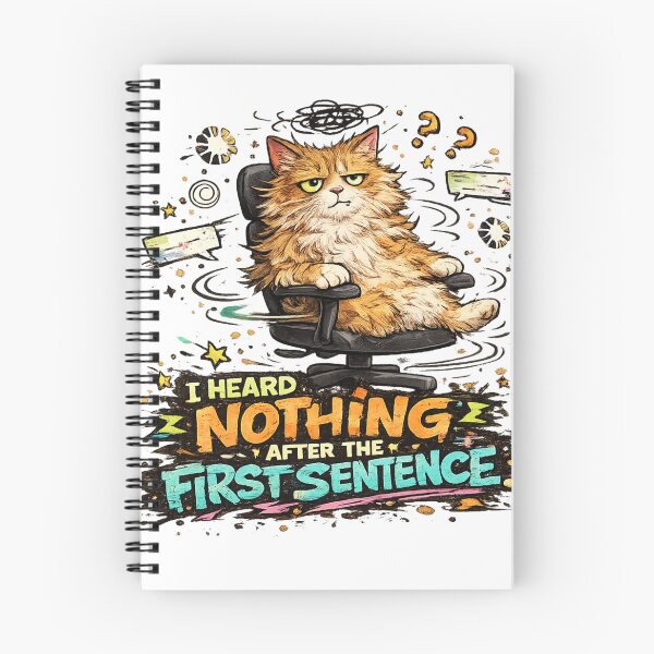 Item preview, Funny I Heard Nothing After First Sentence designed and sold by UvooArt.