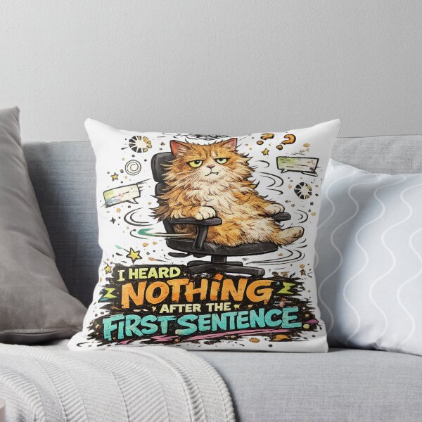 Item preview, Funny I Heard Nothing After First Sentence designed and sold by UvooArt.
