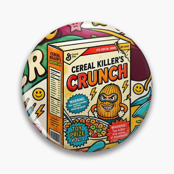Item preview, Cereal Killer: Crunchy Morning Mayhem Fun Art designed and sold by Clavivs.