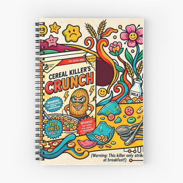 Item preview, Cereal Killer: Crunchy Morning Mayhem Fun Art designed and sold by Clavivs.