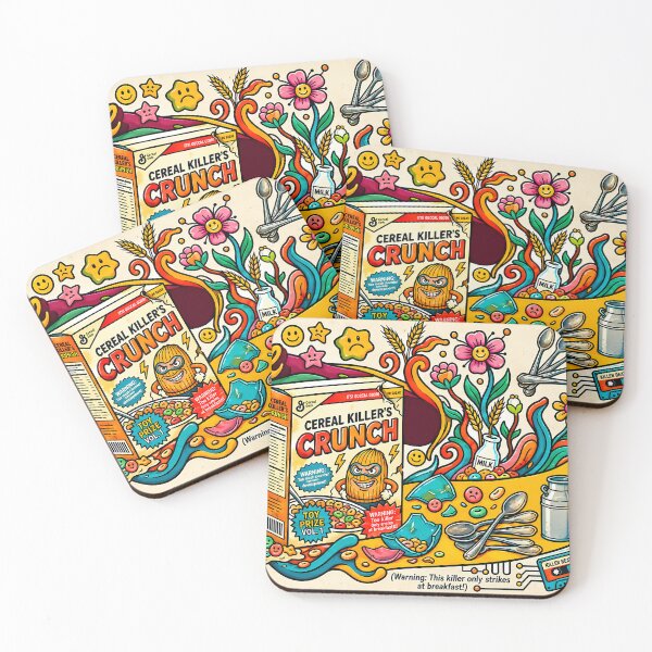 Item preview, Cereal Killer: Crunchy Morning Mayhem Fun Art designed and sold by Clavivs.