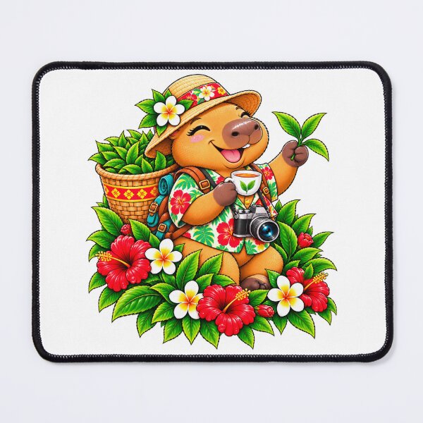 Item preview, Cute Sri Lanka Capybara – Ceylon Tea Tropical Adventure designed and sold by CapybaraTravels.