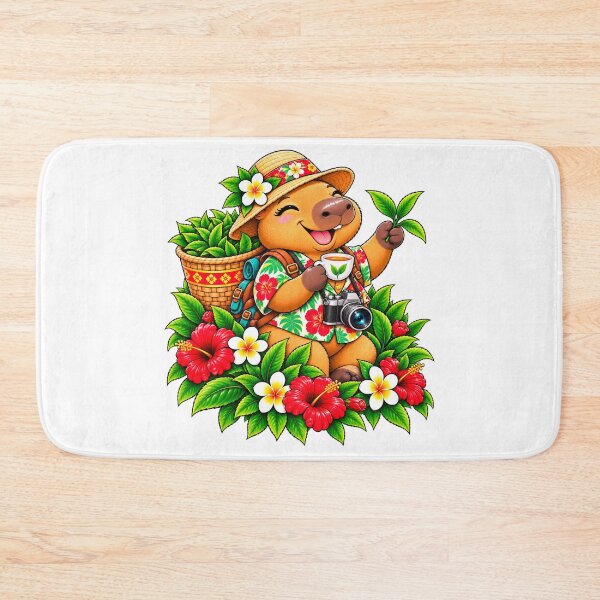 Item preview, Cute Sri Lanka Capybara – Ceylon Tea Tropical Adventure designed and sold by CapybaraTravels.