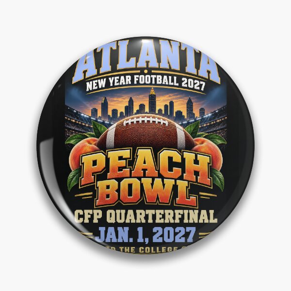 Item preview, PEACH FOOTBALL BOWL CHAMPIONSHIP -  January 1, 2027 designed and sold by DBM Photo Art 1.