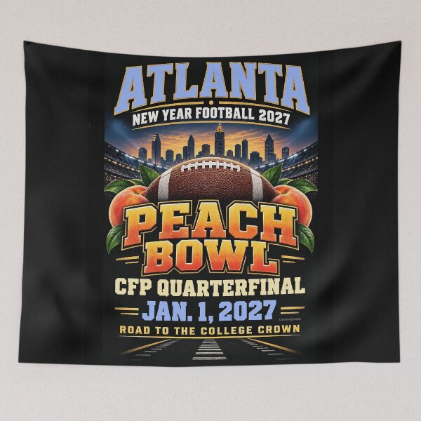Item preview, PEACH FOOTBALL BOWL CHAMPIONSHIP -  January 1, 2027 designed and sold by DBM Photo Art 1.
