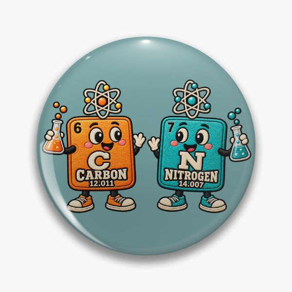 Item preview, Funny 67 Science Teacher Carbon Nitrogen Periodic Table designed and sold by ArtDesignTp.