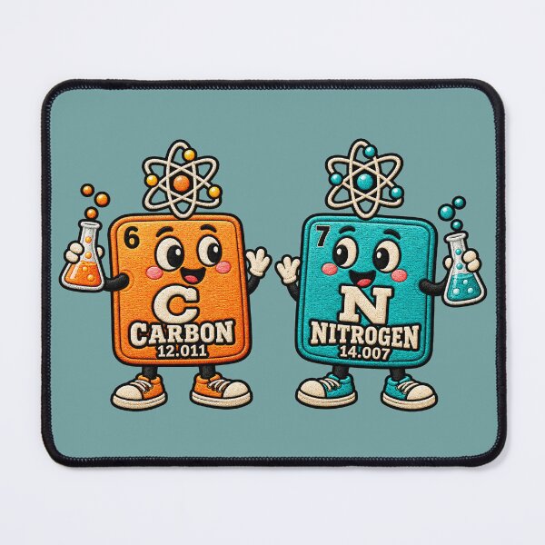 Item preview, Funny 67 Science Teacher Carbon Nitrogen Periodic Table designed and sold by ArtDesignTp.