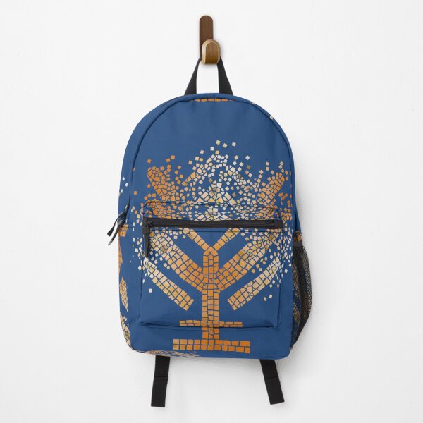 Item preview, Amber Pixel Tree of Life - Cyber Antiquity Mosaic Art designed and sold by codex antique.
