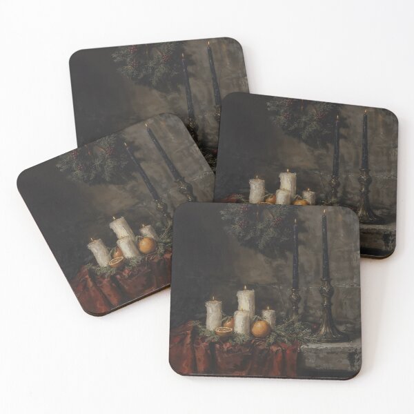Item preview, Antique Candlelit Christmas Still Life designed and sold by DarkHolyQueen.