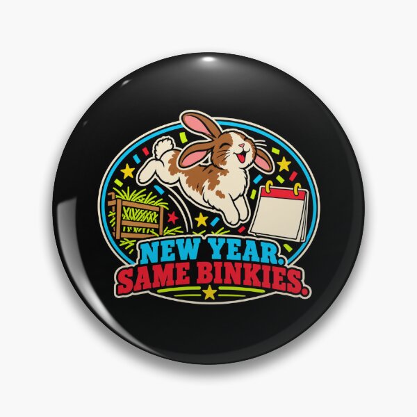 Item preview, New Year Same Binkies House Rabbit Humor designed and sold by DreamLayerStudio.