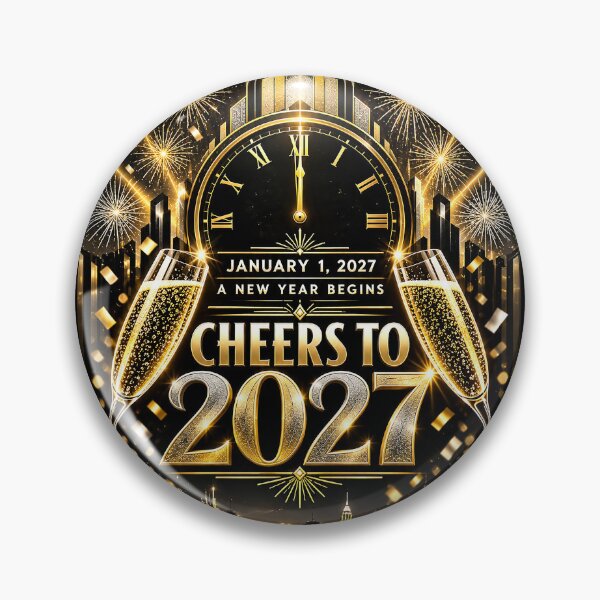 Item preview, 2027 CHEERS - HAPPY NEW YEAR designed and sold by DBM Photo Art 1.