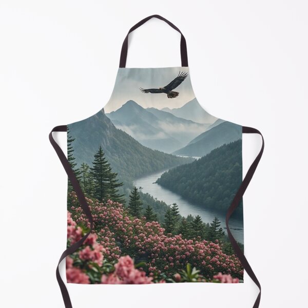 Item preview, Blue Ridge Spring Bloom and Meandering River designed and sold by CreekSideCreat.