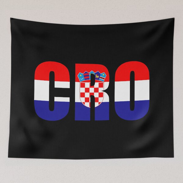 Item preview, Croatia Flag Initials HR designed and sold by shitpostee.