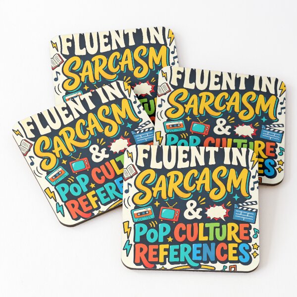 Item preview, Sarcasm Pop Culture Fluent: Your Go-To Reference Guide designed and sold by Clavivs.