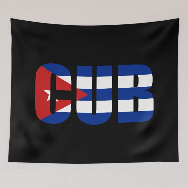 Item preview, Cuba Flag Initials CU designed and sold by shitpostee.