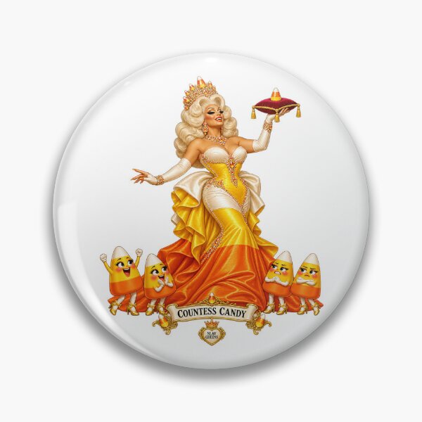 Item preview, SLAY QUEENS — A Haunted Drag Extravaganza - ⭐ Countess Candy ⭐ designed and sold by WheelieGdArt.