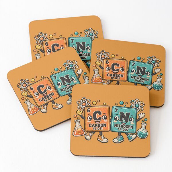 Item preview, Funny 67 Carbon Nitrogen Periodic Table Science Teacher designed and sold by ArtDesignTp.