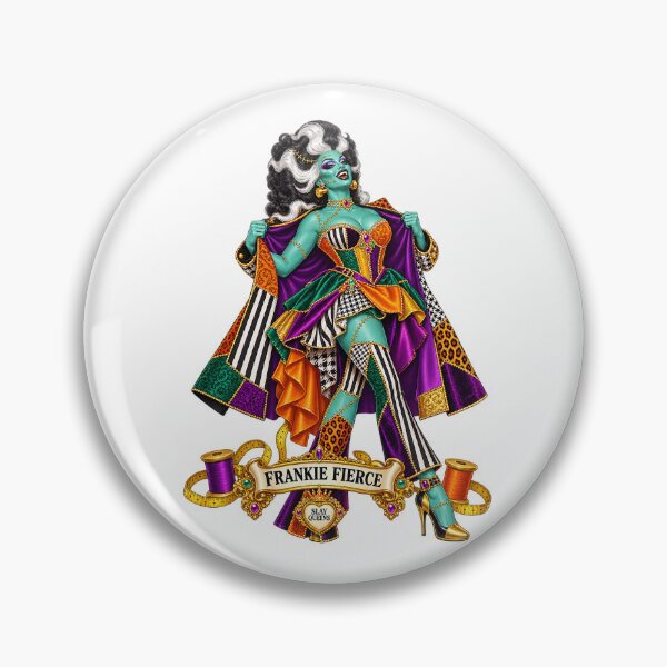 Item preview, SLAY QUEENS — A Haunted Drag Extravaganza - ⭐ Frankie Fierce ⭐ designed and sold by WheelieGdArt.