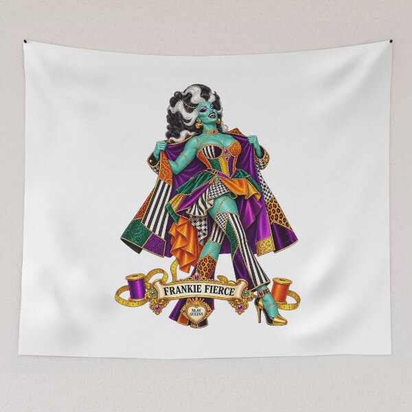 Item preview, SLAY QUEENS — A Haunted Drag Extravaganza - ⭐ Frankie Fierce ⭐ designed and sold by WheelieGdArt.
