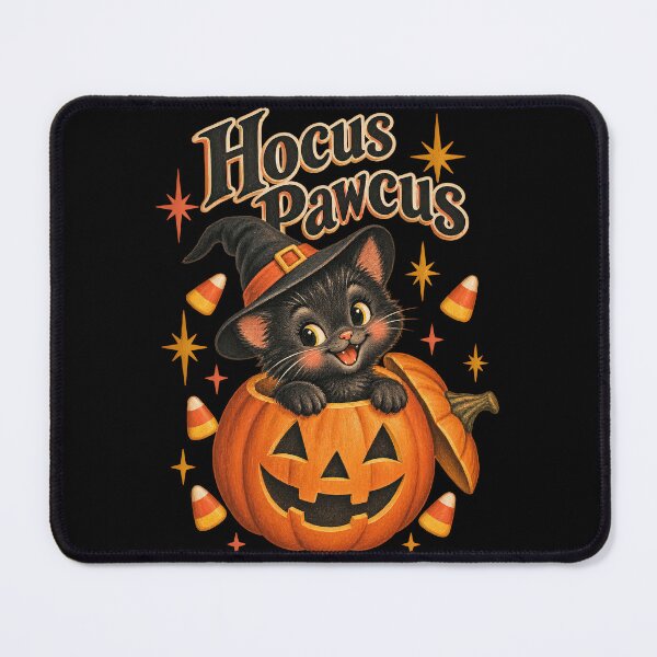 Item preview, Hocus Pawcus Black Cat Pumpkin Cute Halloween Art Artwork designed and sold by Aqouiatiqe.