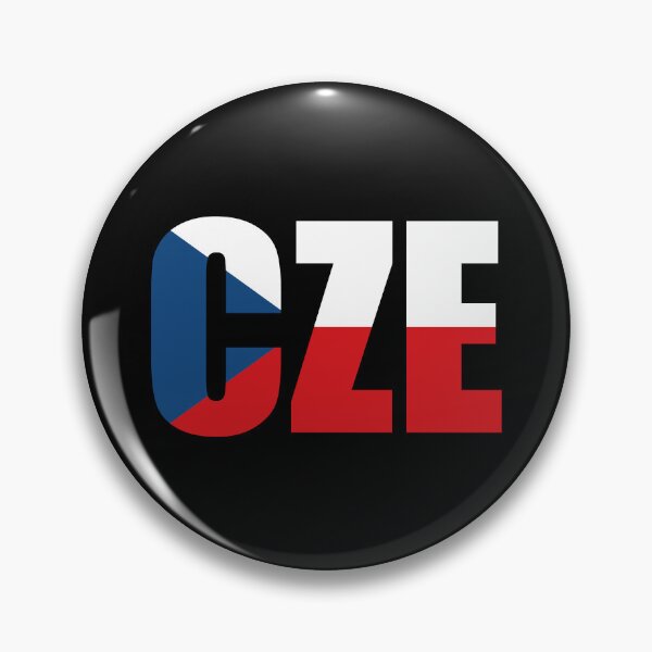 Item preview, Czech Republic Flag Initials CZ designed and sold by shitpostee.