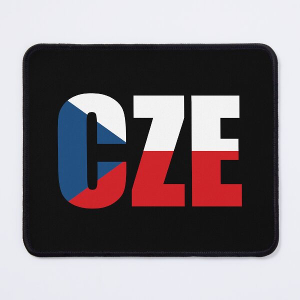 Item preview, Czech Republic Flag Initials CZ designed and sold by shitpostee.