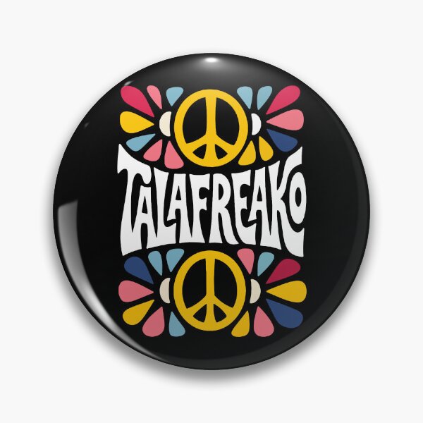 Item preview, Ja.mes Talarico Inspired Talafreako Hippy Retro Peace Sign designed and sold by ChrisNikolaus.