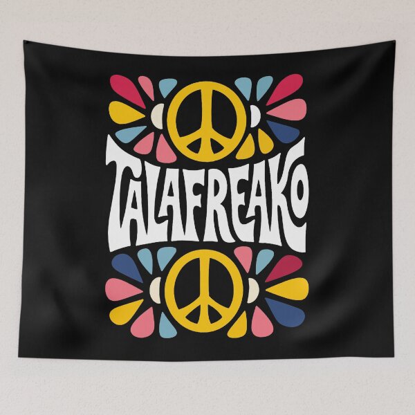 Item preview, Ja.mes Talarico Inspired Talafreako Hippy Retro Peace Sign designed and sold by ChrisNikolaus.