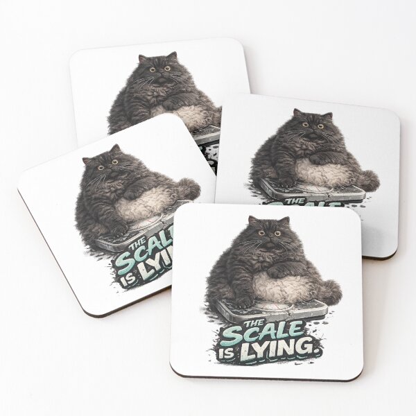 Item preview, Funny The Scale Is Lying Cat designed and sold by UvooArt.