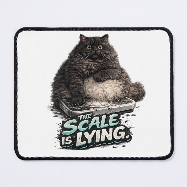 Item preview, Funny The Scale Is Lying Cat designed and sold by UvooArt.