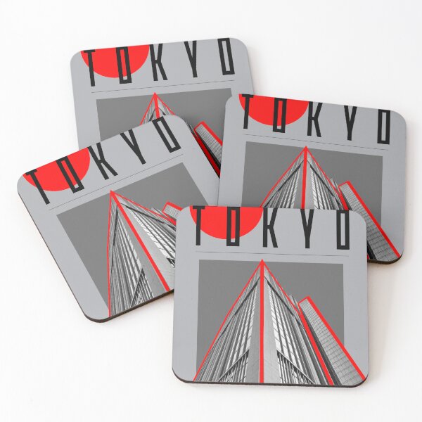 Item preview, Tokyo Modernist Architecture Graphic Poster designed and sold by PrintswithViky.