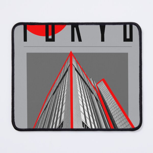 Item preview, Tokyo Modernist Architecture Graphic Poster designed and sold by PrintswithViky.