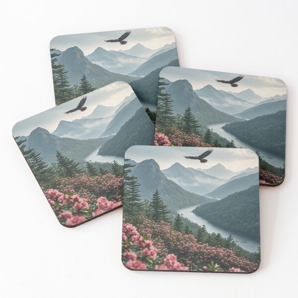 Item preview, Blue Ridge Spring Bloom and Meandering River designed and sold by CreekSideCreat.