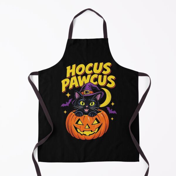 Item preview, Hocus Pawcus Retro Cartoon Black Cat Witch Pumpkin Artwork designed and sold by Aqouiatiqe.