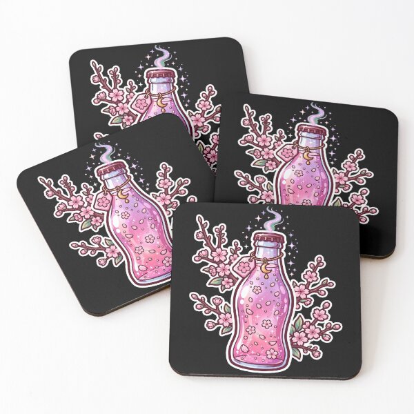 Item preview, Glass Sakura Soda LunaGlow designed and sold by LunaGlow Studio.