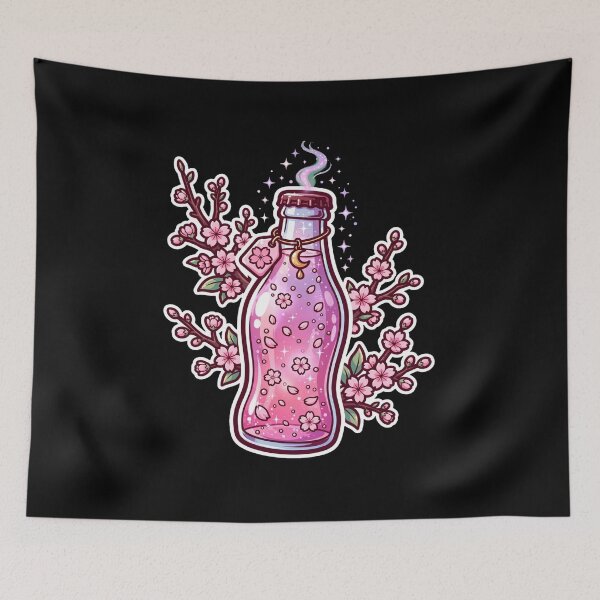Item preview, Glass Sakura Soda LunaGlow designed and sold by LunaGlow Studio.
