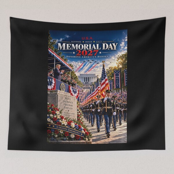 Item preview, MEMORIAL DAY 2027 - Honoring America's Heroes designed and sold by DBM Photo Art 1.