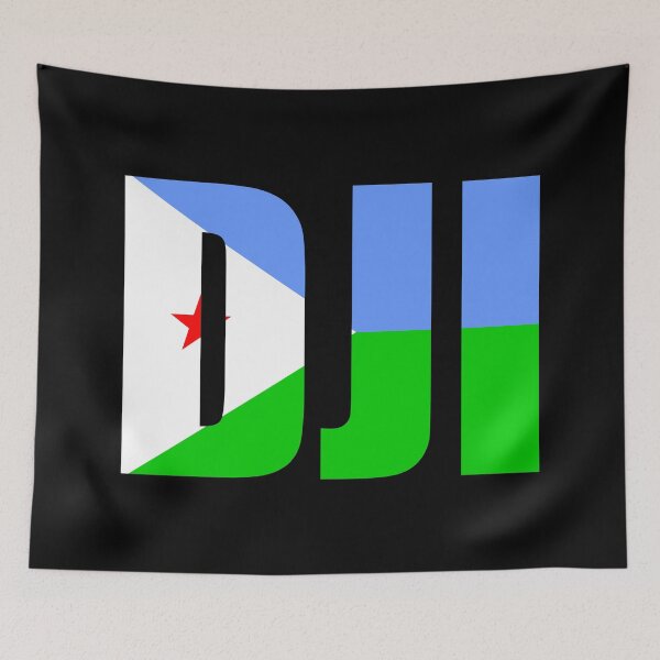 Item preview, Djibouti Flag Initials DJ designed and sold by shitpostee.