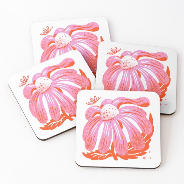 Item preview, Orange Pink Daisy Pink Petal Bloom designed and sold by JordanKayDes.